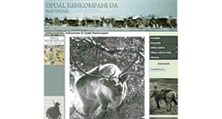 Desktop Screenshot of opdalrenkompani.no